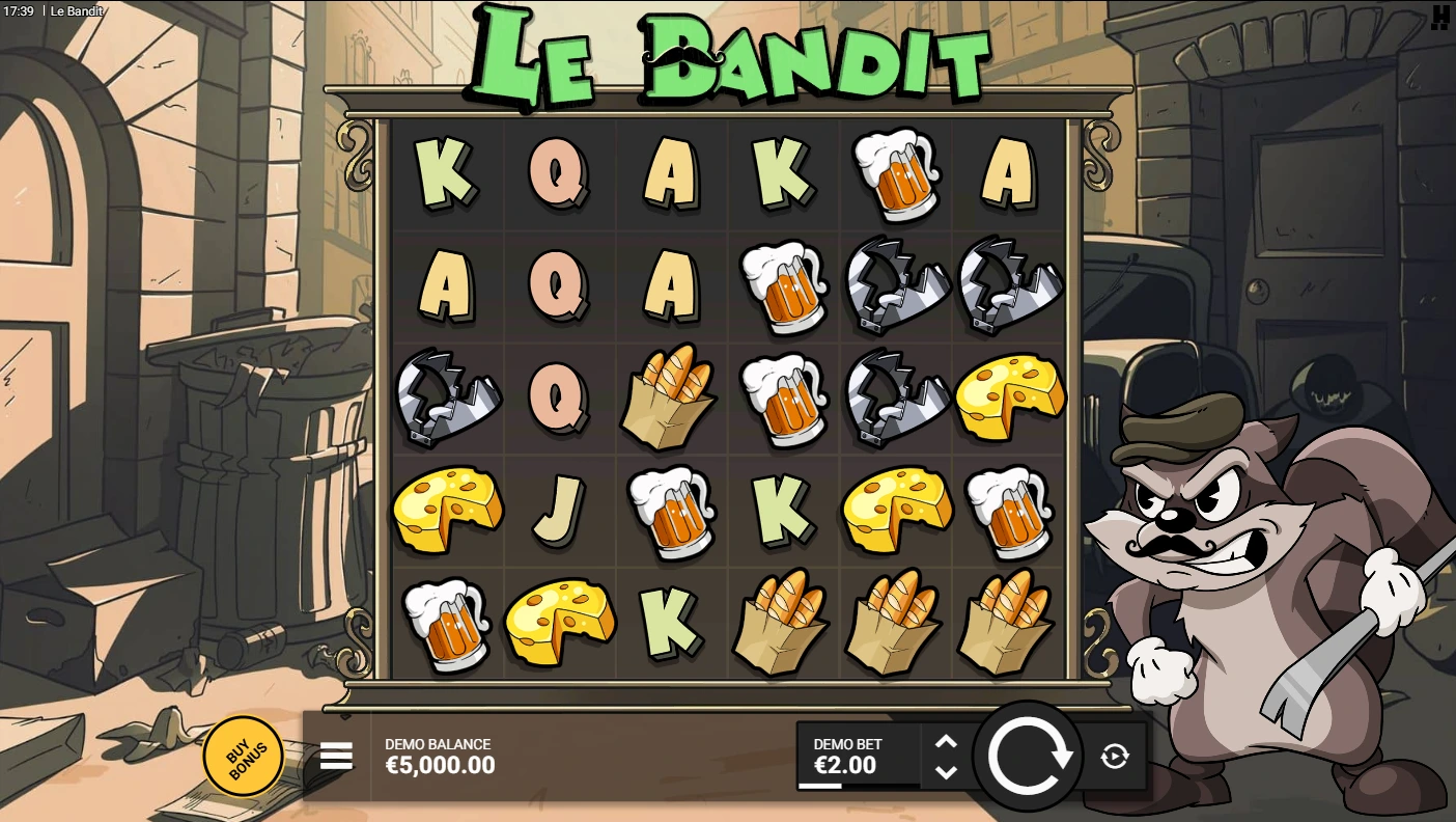 Le bandit play.